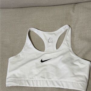Nike Women's White Dri-FIT Sports Bra